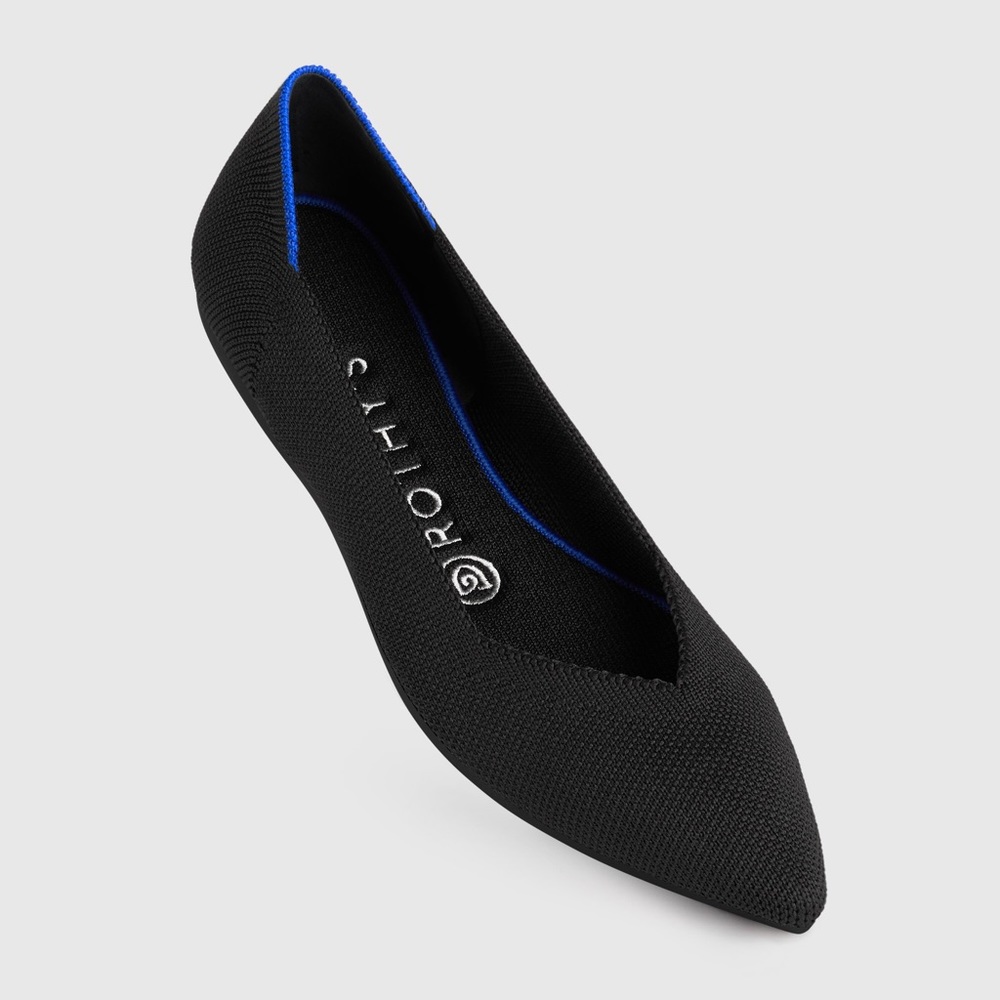 Gently used Rothy’s, The Point in Black.